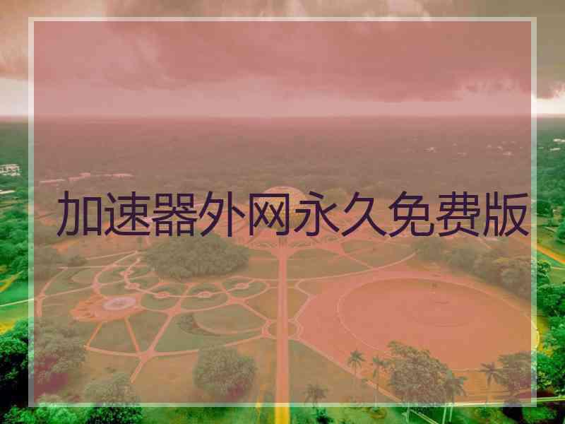 加速器外网永久免费版